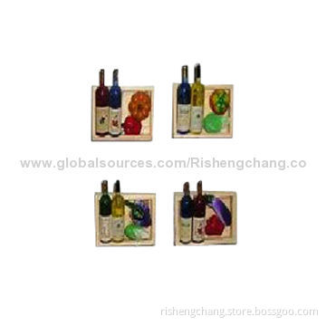 Polyresin refrigerator magnets, can go on the fridges or doors, customized designs are accepted